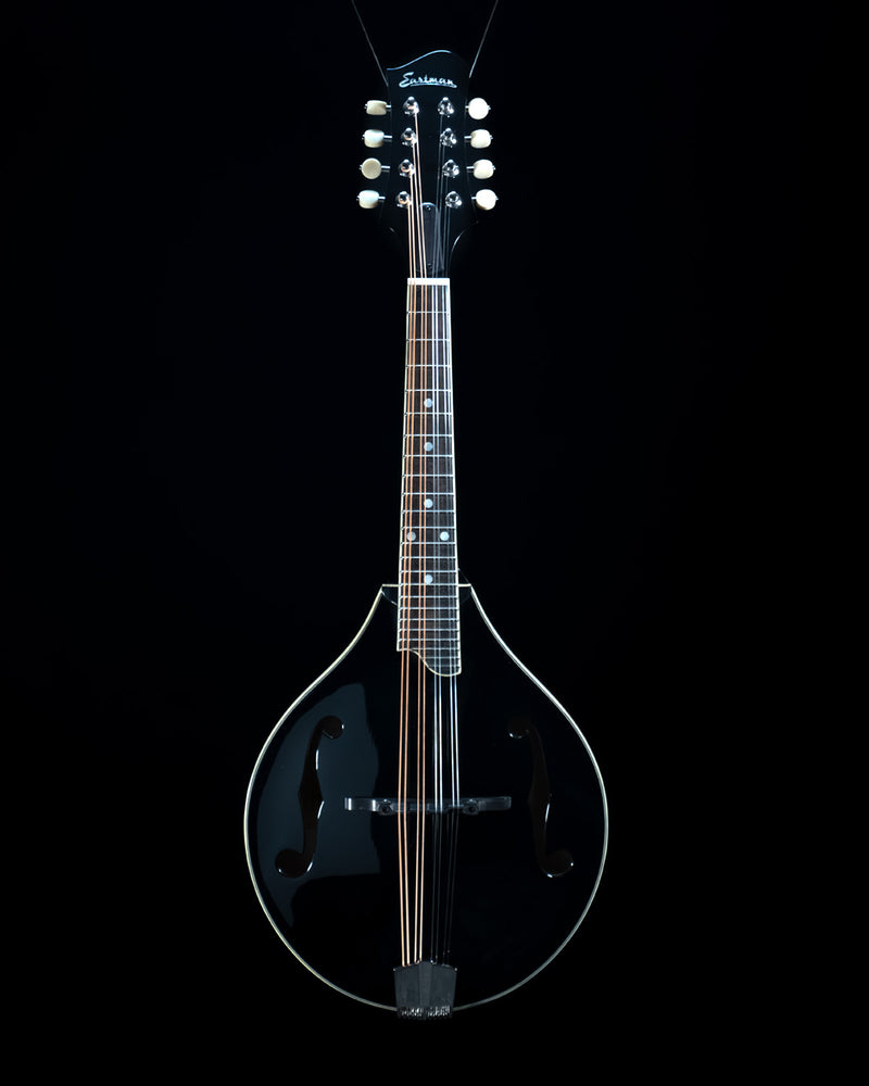 Eastman MD505-BK-LTD, A Model Mandolin, Spruce, Maple, Black Top - NEW