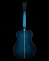 Huss & Dalton "Blue Denim" OM Custom, Reclaimed Sitka Spruce, Quilted Maple, Blue Burst - NEW