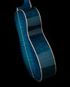 Huss & Dalton "Blue Denim" OM Custom, Reclaimed Sitka Spruce, Quilted Maple, Blue Burst - NEW