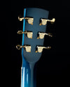 Huss & Dalton "Blue Denim" OM Custom, Reclaimed Sitka Spruce, Quilted Maple, Blue Burst - NEW