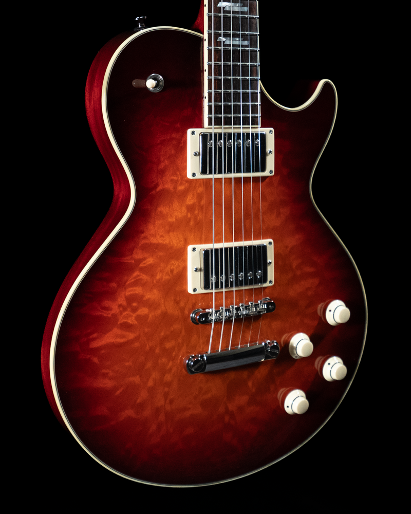 2018 Collings City Limits Deluxe, Dr. Pepper Sunburst, Quilt Top, ThroBak Humbuckers - USED - SOLD