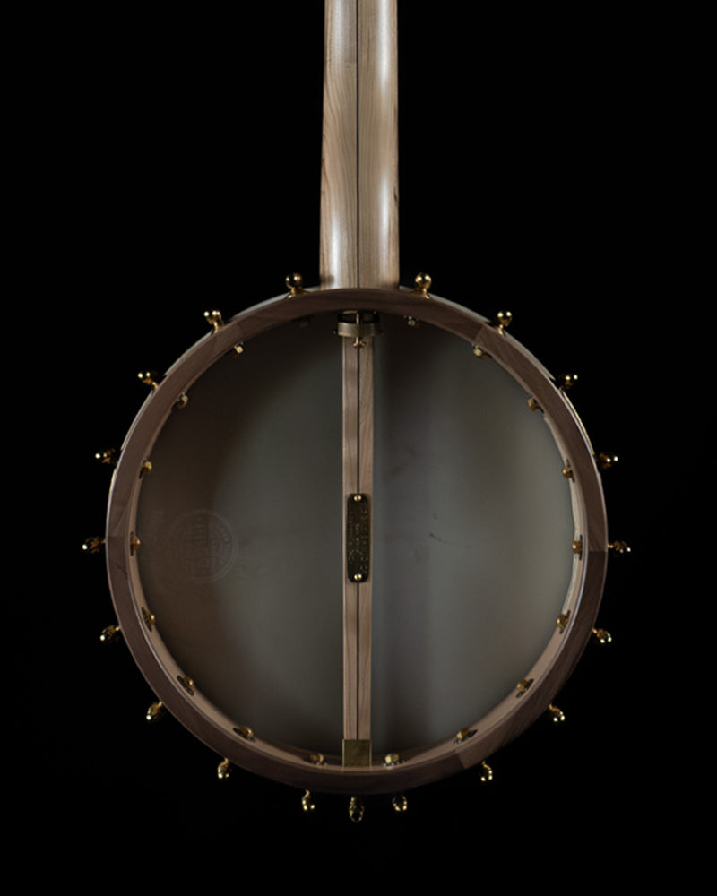 Pisgah 12" Custom Fretless Open Back Banjo, Cherry, Skin Head - NEW