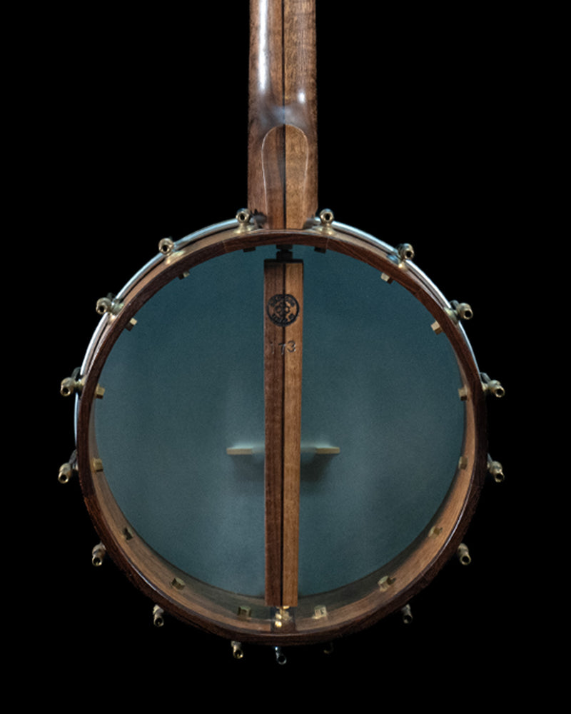 Dogwood 11" Open-Back Banjo, Walnut, Aged Brass Hardware - ON SALE!