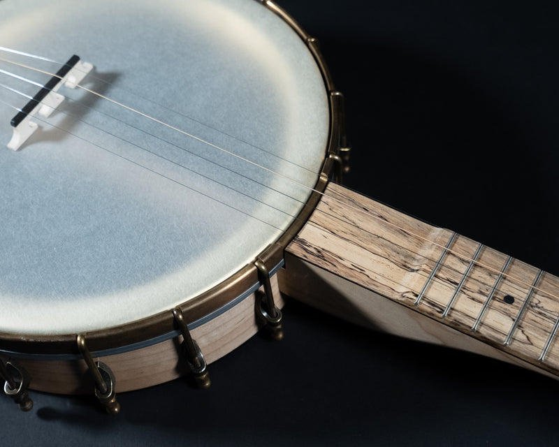 Pisgah Maple Dobson 11" Open-Back Banjo, Maple, Antiqued Brass Hardware - NEW