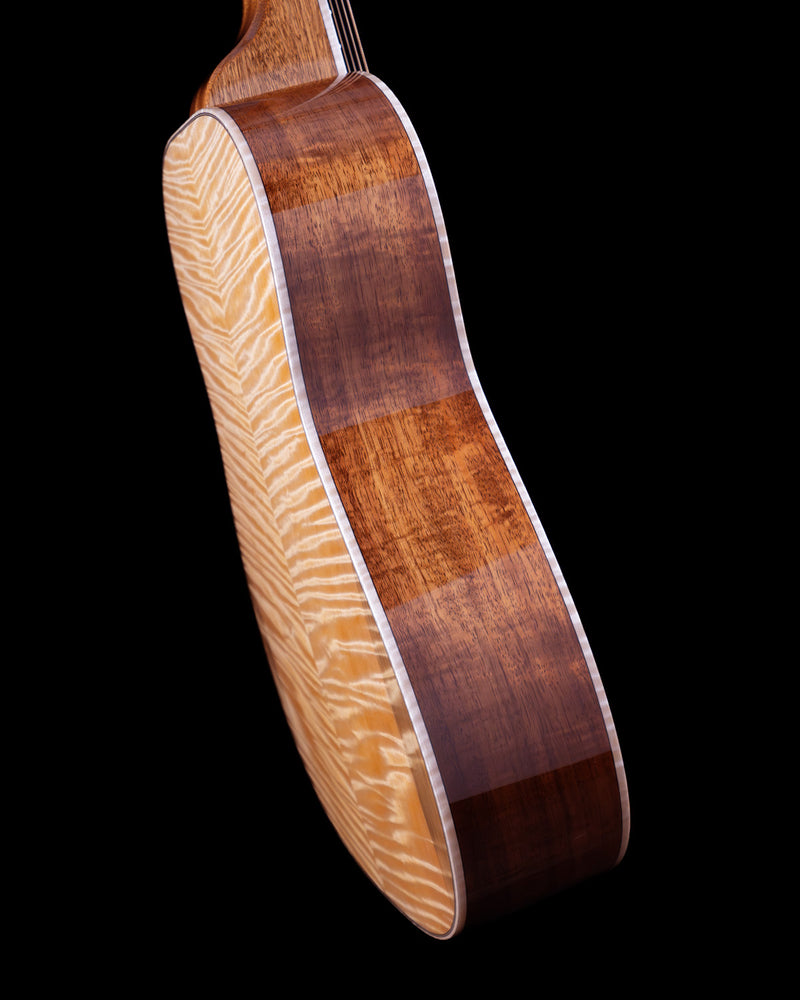 Beard Legacy Model E Square Neck, Custom Curly Maple and Koa - NEW