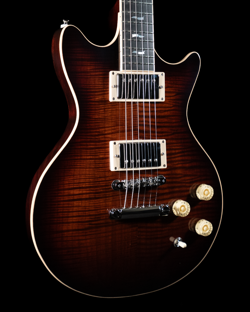 Huss & Dalton Meridian DC Classic, Double-Cut, Mahogany/Cedar, Maple Cap, Fralin Pickups - NEW