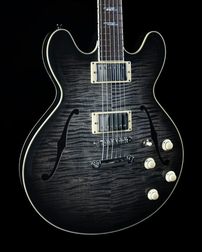 Collings I-35 Deluxe, Solid Maple, Acid Wash/Charcoal Burst Finish - NEW