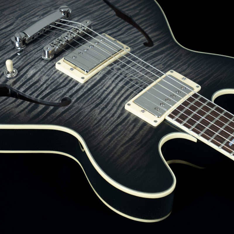 Collings I-35 Deluxe, Solid Maple, Acid Wash/Charcoal Burst Finish - NEW
