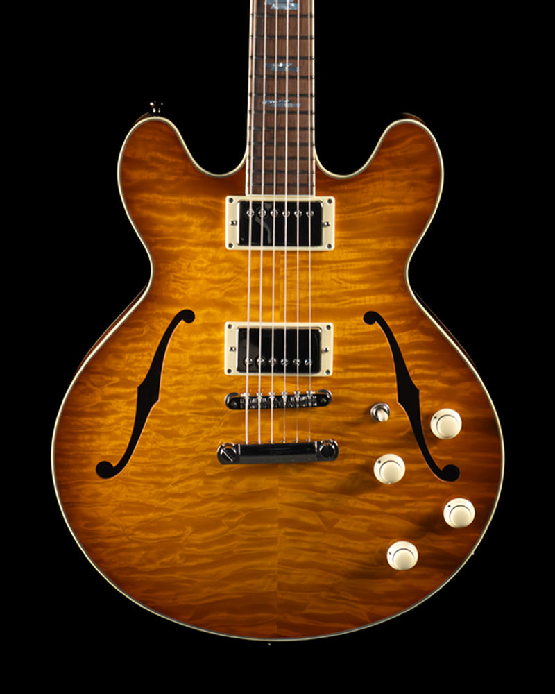 Collings I-35 Deluxe, Premium Quilt Top, ThroBak Pickups, Full Body Iced Tea Burst - NEW