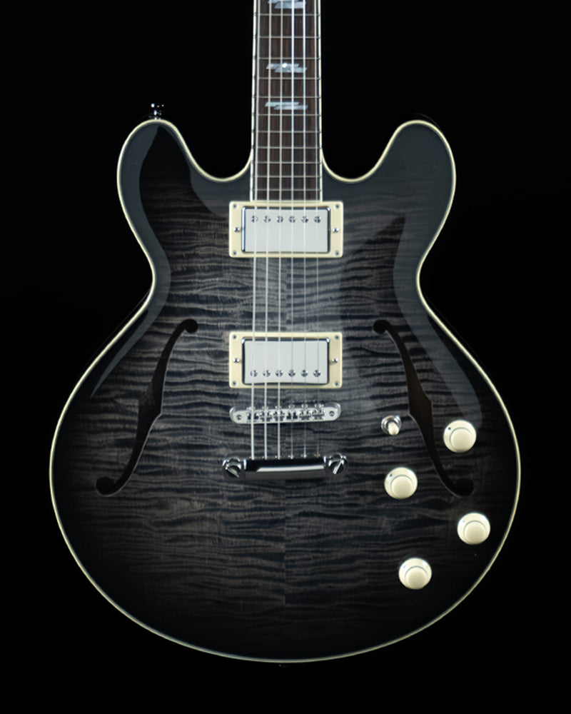 Collings I-35 Deluxe, Solid Maple, Acid Wash/Charcoal Burst Finish - NEW