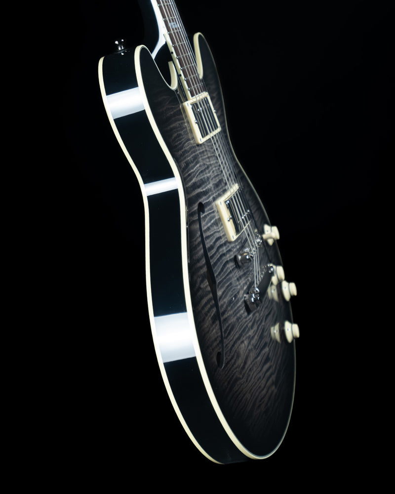 Collings I-35 Deluxe, Solid Maple, Acid Wash/Charcoal Burst Finish - NEW