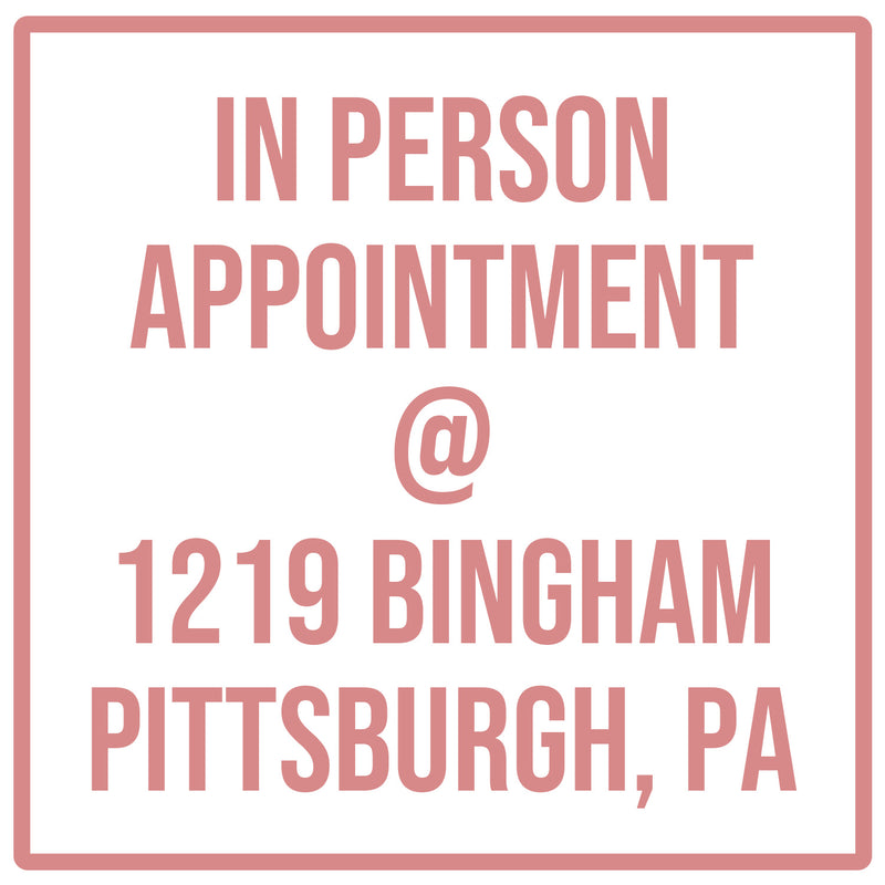 Book An Appointment (IN PERSON)