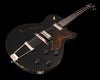 Collings Ladybird Hollow Body Electric, Antiqued Jet Black, Righteous Sound Cathedral Pickups - NEW