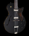 Collings Ladybird Hollow Body Electric, Antiqued Jet Black, Righteous Sound Cathedral Pickups - NEW