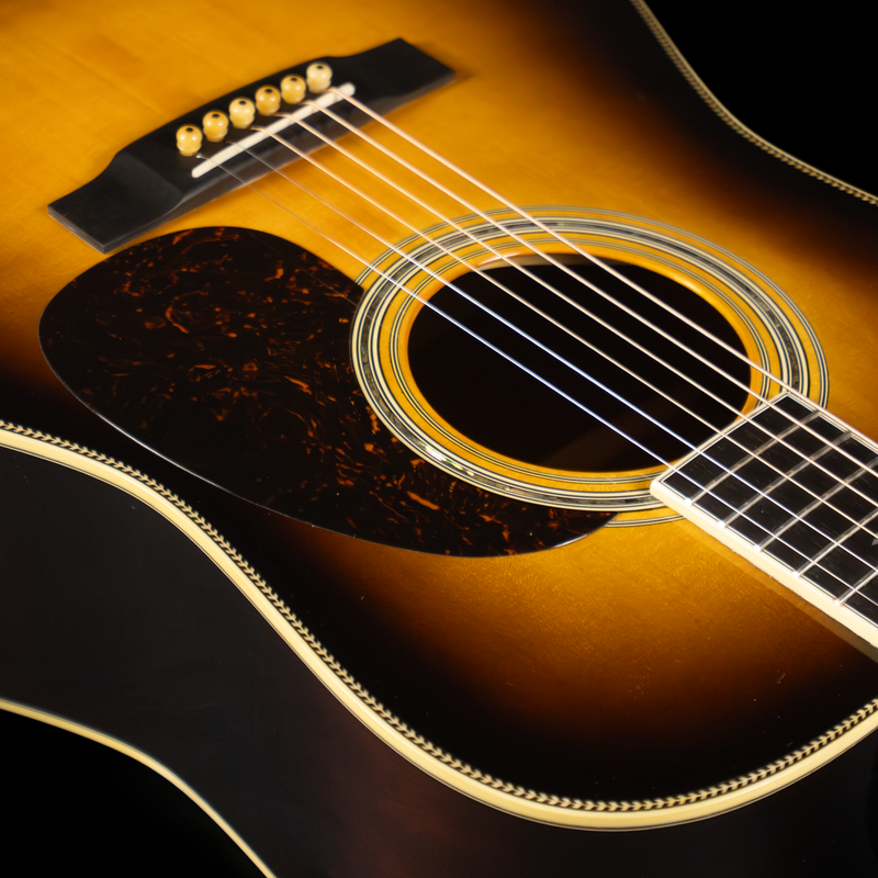 2007 MJ Franks Sunburst Dreadnought, Short Scale, Adirondack Spruce, Mahogany - USED
