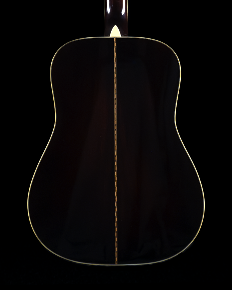 2007 MJ Franks Sunburst Dreadnought, Short Scale, Adirondack Spruce, Mahogany - USED