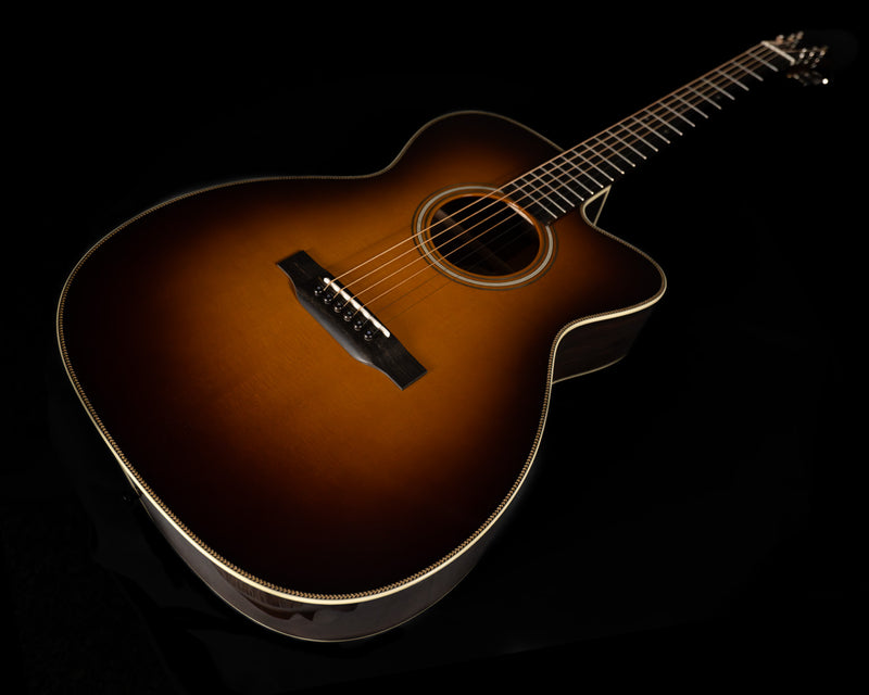 Collings OM2H SB Cutaway, Sitka Spruce, Indian Rosewood, Sunburst - NEW