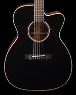 Collings OM2 Cutaway, Sitka Spruce, Cocobolo, Short Scale, Black Top - NEW