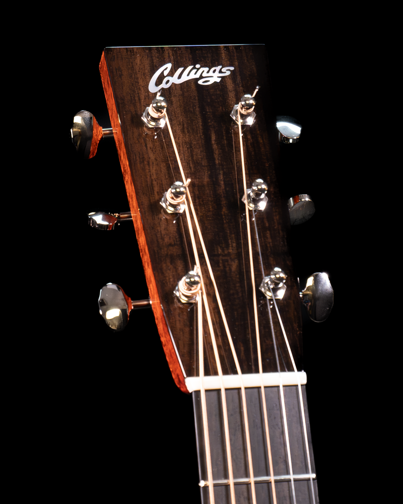 Collings OM2 Cutaway, Sitka Spruce, Cocobolo, Short Scale, Black Top - NEW