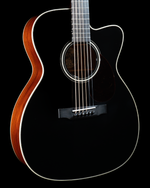 Collings OM2 Cutaway, Sitka Spruce, Cocobolo, Short Scale, Black Top - NEW