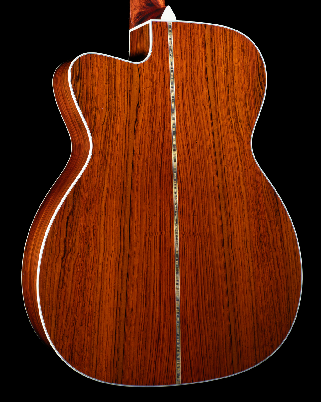 Collings OM2 Cutaway, Sitka Spruce, Cocobolo, Short Scale, Black Top - NEW