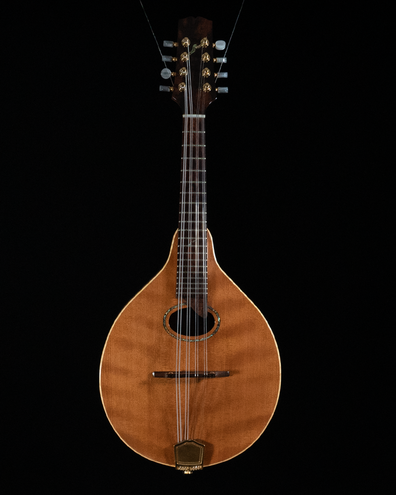 Old Wave Instruments 2005 Old Wave A Model Mandolin, Oval Hole, Curly Redwood, Mesquite - U ...