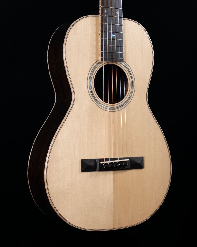 Baleno Size 2 Parlor, Adirondack Spruce, East Indian Rosewood, Maple Binding - NEW - SOLD