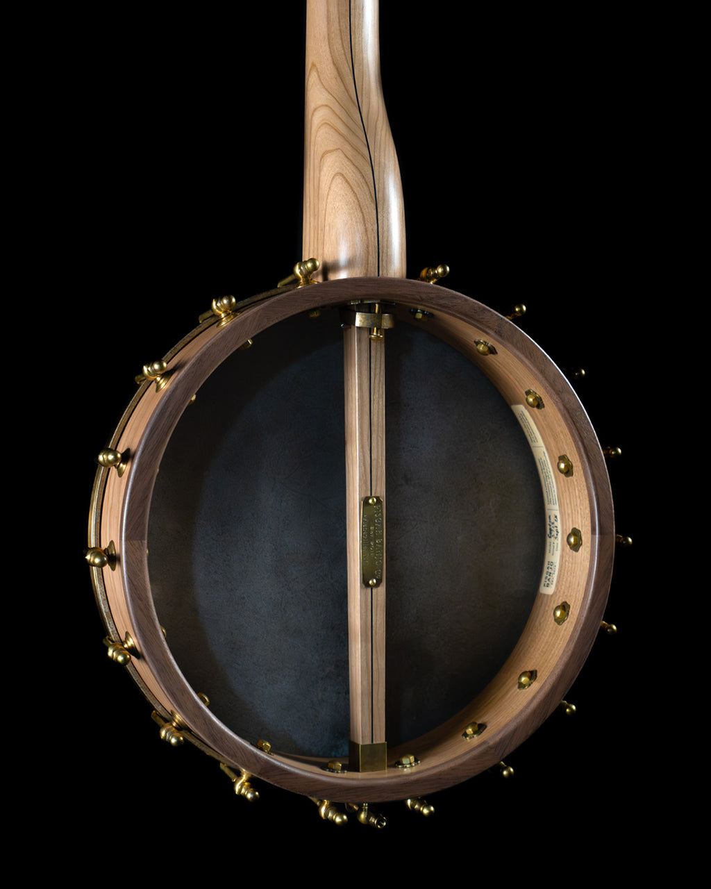 Pisgah 12" Custom Fretless Banjo, Cherry Rim, Skin Head - NEW