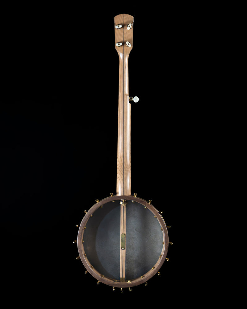 Pisgah 12" Custom Fretless Banjo, Cherry Rim, Skin Head - NEW
