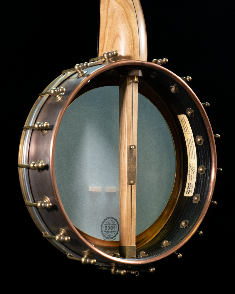 Pisgah 11" Rambler Dobson Special, Copper Spun-Over Rim, Cherry Neck - NEW