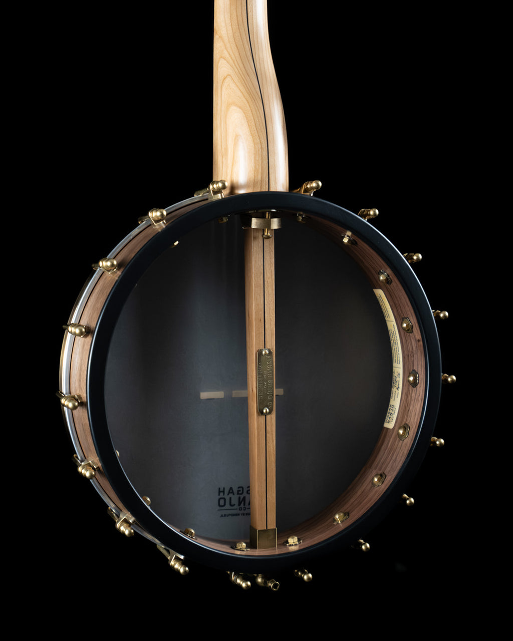 Pisgah Roscoe 12" Open Back Banjo, Walnut Rim, Cherry Neck, Short Scale - NEW