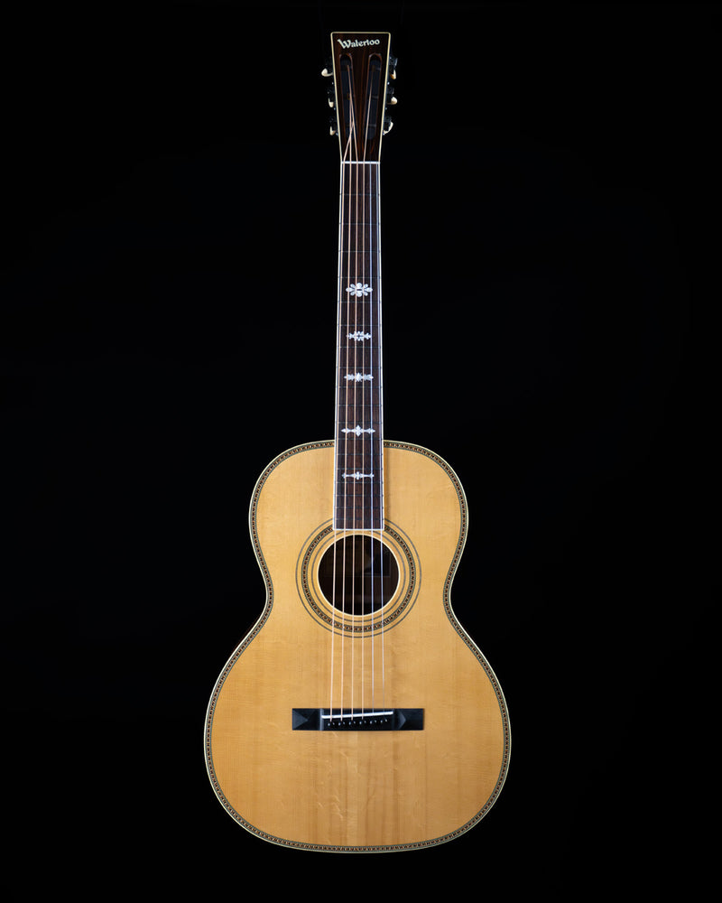 Waterloo WL-S Deluxe, Spruce Top, Cherry Back and Sides, Ladder-Braced - NEW