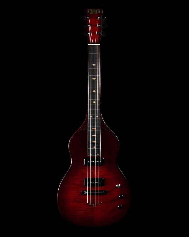 Beard Trailhead Lap Steel, Two-Tone Cherry, Flamed Maple, Lollar P90s - NEW