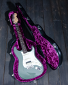 Calton Stratocaster Case, Black, Purple