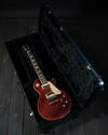 Calton Cases Rectangle Guitar Case, Fits Les Paul, Smooth Gunmetal Silver Sparkle, Black - NOS - SOLD