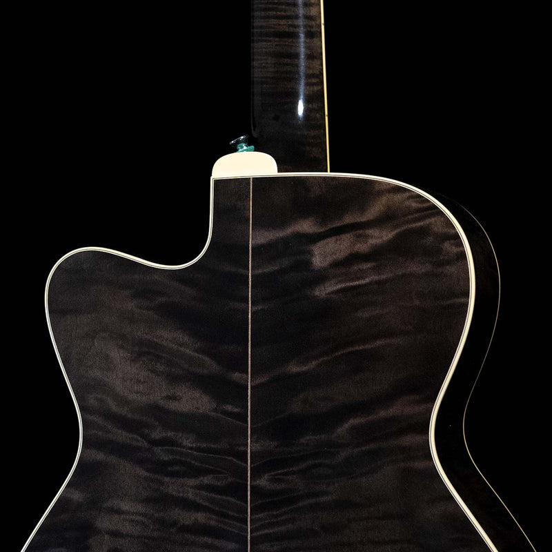 1993 Collings OM1 Cutaway Custom, Translucent Black, Haircut Headstock, Maple - USED - SOLD