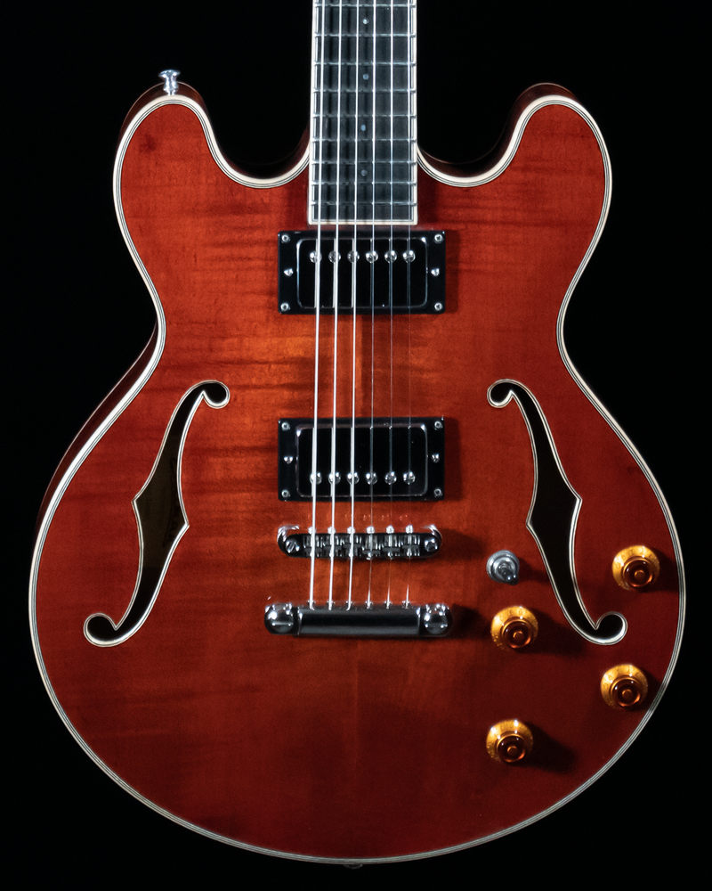 Eastman T184-MX, Fully Solid Carved Thinline, Maple Top, Mahogany Back/Sides - NEW - SOLD