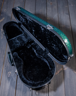 Calton Cases F-Model Mandolin Case, Forest Green Sparkle, Black Interior