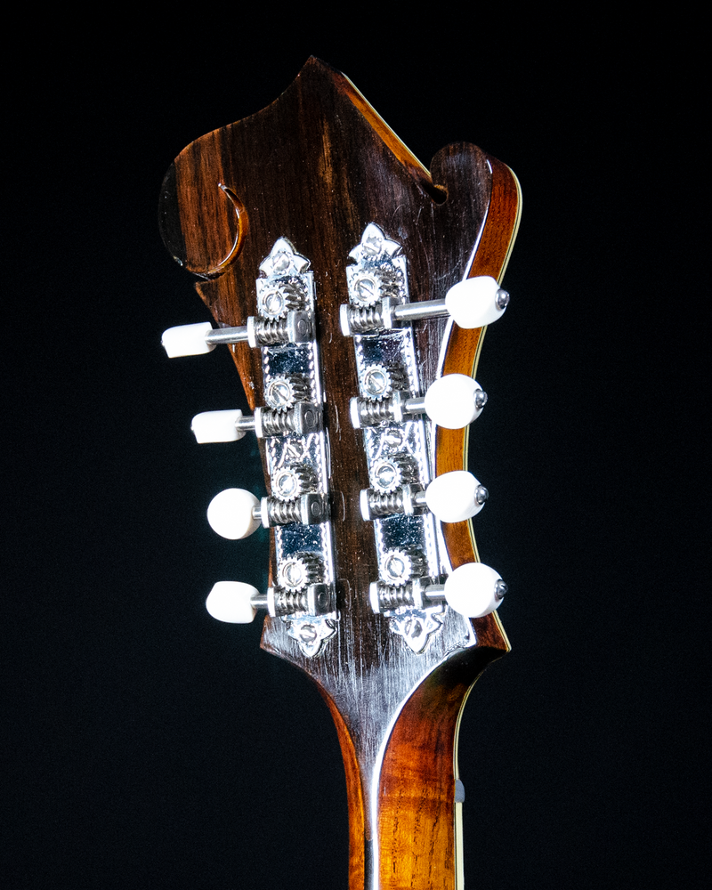 Tom McGill F-Model Mandolin, Burled Ash, Red Spruce, Varnish - SOLD