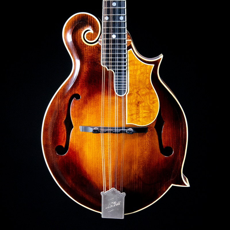 Tom McGill F-Model Mandolin, Burled Ash, Red Spruce, Varnish - SOLD
