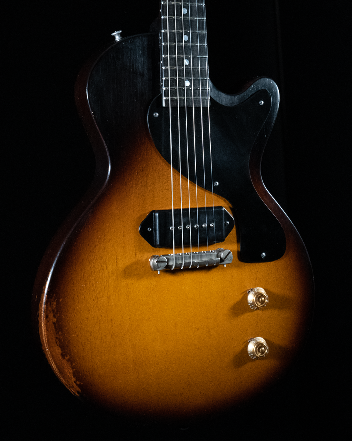 Eastman SB55 V SB Single Cut Lollar Dogear P90 Pickup Varnish