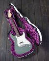 Calton Cases Telecaster/Stratocaster Case, Fits Both, White, Purple Interior - NEW - SOLD