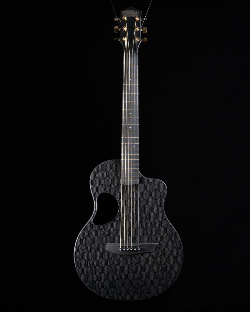 McPherson Carbon Touring, 3/4 Size Travel Guitar, Honeycomb Finish, Gold Hardware - NEW